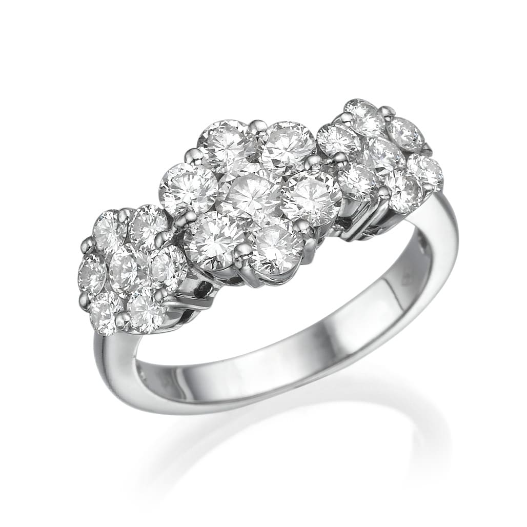 18K White Gold Ring set with Diamonds