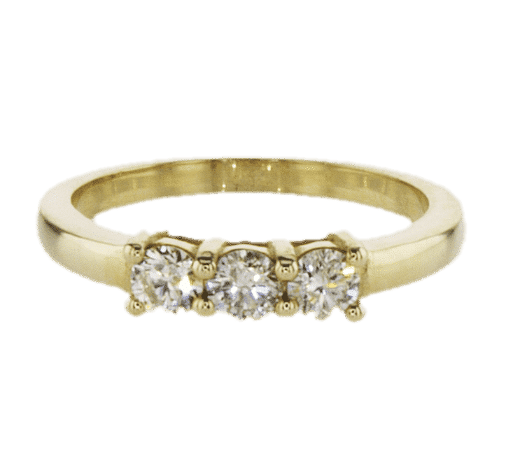 Classic Round Cut Full Eternity Wedding Band – Eurekalook