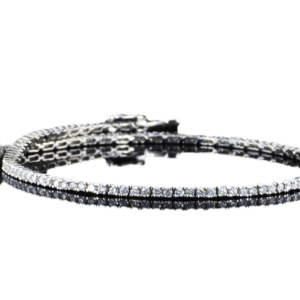 צמיד טניס יהלומים 1.25 קראט זהב לבן 14 קראט