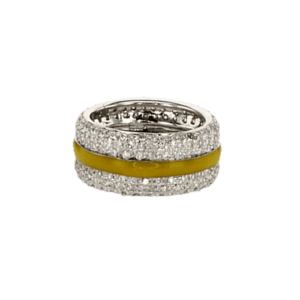 14K White Gold Ring set with 1.29 carat Diamonds