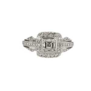 18K White Gold Ring set with Diamonds