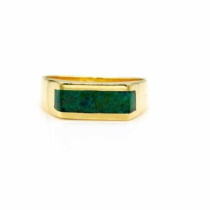 Eilat Gemstone Ring set in 14K Yellow Gold