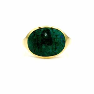 Eilat Gemstone Ring set in 14K Yellow Gold