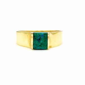 Eilat Gemstone Ring set in 14K Yellow Gold