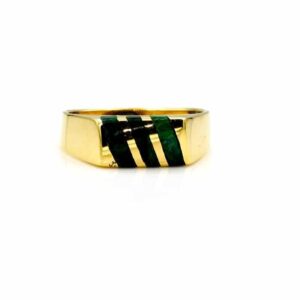 Eilat Gemstone Ring set in 14K Yellow Gold