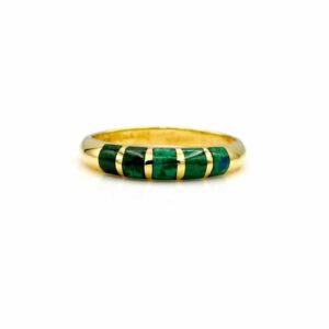 Eilat Gemstone Ring set in 14K Yellow Gold
