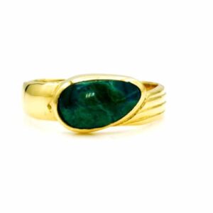 Eilat Gemstone Ring set in 14K Yellow Gold