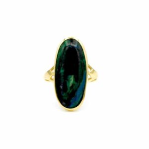 Eilat Gemstone Ring set in 14K Yellow Gold