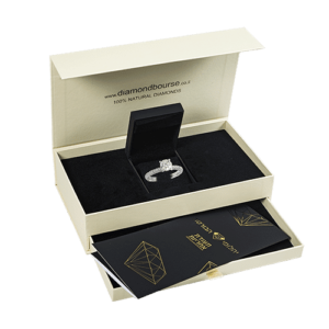 Elegant packaging when buying jewelry