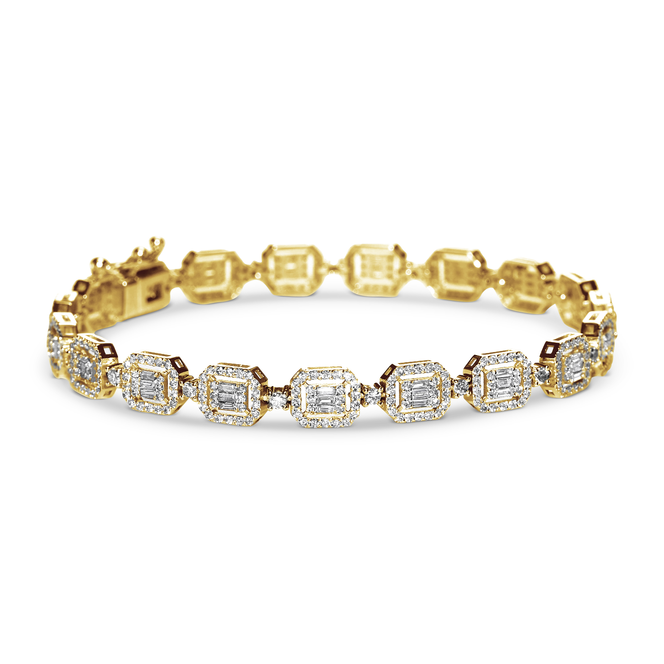 Diamond bracelet 14k gold sale